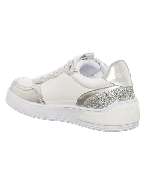 Sneakers en Cuir Wow blanc/argenté