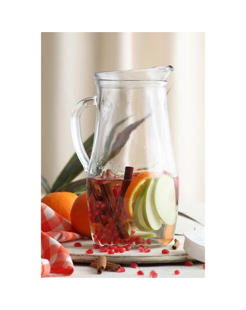 Caraffa in vetro trasparente - 1,8 L