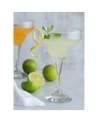 6 transparante cocktailglazen - 300 ml