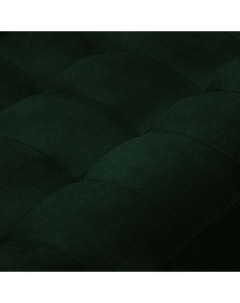 Santo Velours 4-zitsbank met rechte hoek, Flessengroen - 236x170x90 cm