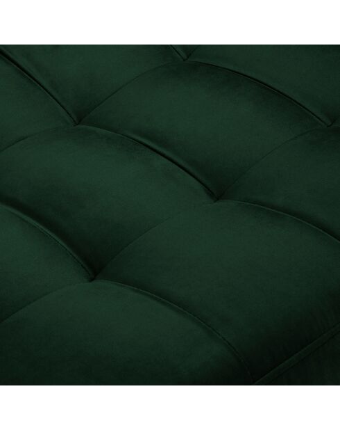 Santo 2-Sitzer-Sofa aus Samt, flaschengrün — 174x90x90 cm