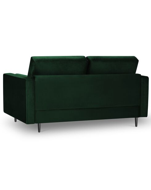 Santo 2-Sitzer-Sofa aus Samt, flaschengrün — 174x90x90 cm
