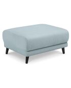 Pouf Velours Côtelé Giorgio bleu clair - 70x83x46 cm