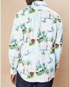 Chemise regular Paul toucan blanc/multicolore