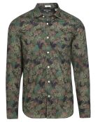 Chemise Slim Fit Storm imprimée jungle verte