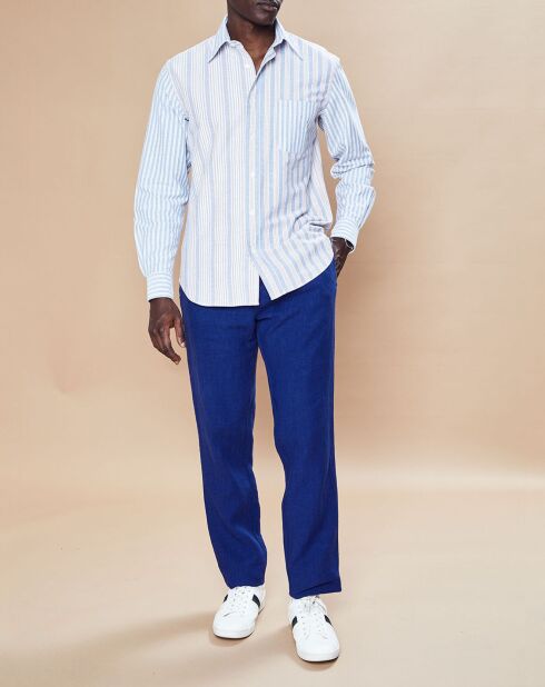 Chemise Regular Fit Pitt à rayures multicolore
