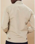 Blouson en Coton & Lin Downtown beige foncé