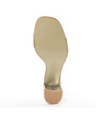 Sandales Gia argentées - Talon 7 cm