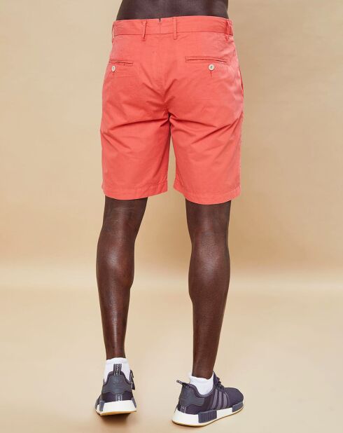 Koraalkleurige korte broek Bobby