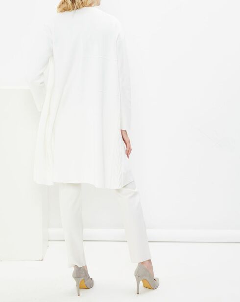 Giacca lunga bianca Girotta