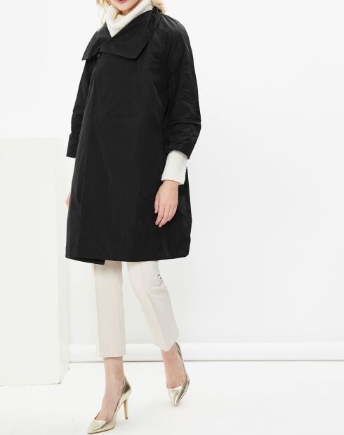 Parka légère réversible Manna bleu marine/noir