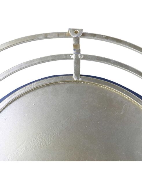 Miroir en métal doré - 90x43 cm