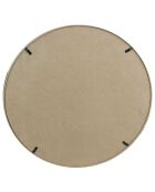 Miroir avec anse beige - D.40 cm