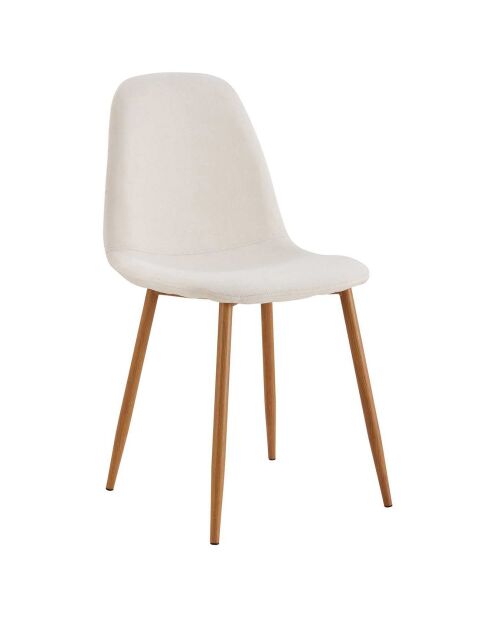 Chaise Poésie avec pieds en métal multicolore - 50x86x44 cm