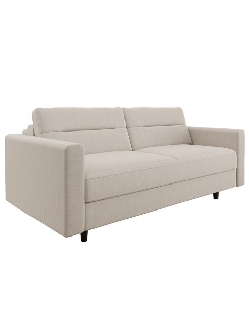 Colchón sofá cama Lana tejido beige - 180x100x87 cm