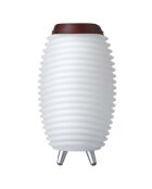 Lampe Enceinte Bluetooth sans fil Synergy 35  blanche - 24x24x41.2 cm