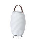 Lampe Enceinte Bluetooth sans fil Synergy 35  blanche - 24x24x41.2 cm