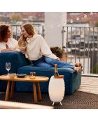 Lampe Enceinte Bluetooth sans fil Synergy 35  blanche - 24x24x41.2 cm