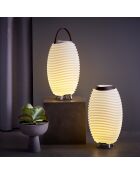 Lampe Enceinte Bluetooth sans fil Synergy 35  blanche - 24x24x41.2 cm