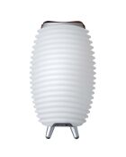 Lampe Enceinte Bluetooth sans fil Synergy 35  blanche - 24x24x41.2 cm