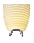 Lampe Enceinte Bluetooth sans fil Synergy 35  blanche - 24x24x41.2 cm