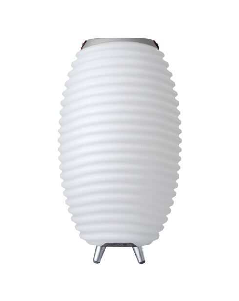 Lampe Enceinte Bluetooth sans fil Synergy 50  blanche - 31.7x31.7x56.3 cm