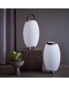 Lampe Enceinte Bluetooth sans fil Synergy 35  blanche - 24x24x41.2 cm