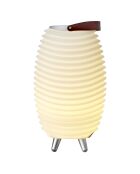 Lampe Enceinte Bluetooth sans fil Synergy 35  blanche - 24x24x41.2 cm