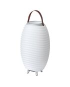 Lampe Enceinte Bluetooth sans fil Synergy 50  blanche - 31.7x31.7x56.3 cm