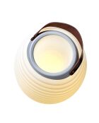 Lampe Enceinte Bluetooth sans fil Synergy 50  blanche - 31.7x31.7x56.3 cm