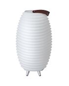Lampe Enceinte Bluetooth sans fil Synergy 50  blanche - 31.7x31.7x56.3 cm