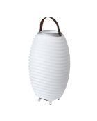 Lampe Enceinte Bluetooth sans fil Synergy 65  blanche - 41x41x71.5 cm