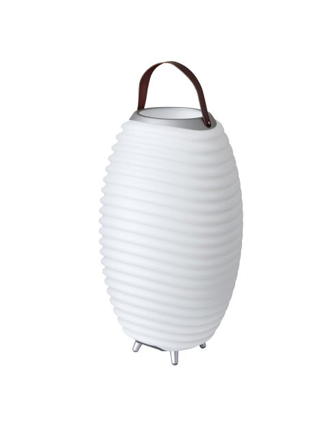 Lampe Enceinte Bluetooth sans fil Synergy 65  blanche - 41x41x71.5 cm