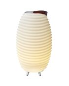 Lampe Enceinte Bluetooth sans fil Synergy 65  blanche - 41x41x71.5 cm