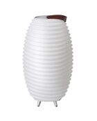 Lampe Enceinte Bluetooth sans fil Synergy 65  blanche - 41x41x71.5 cm