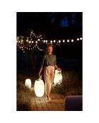 Lampe Enceinte Bluetooth sans fil Synergy 50  blanche - 31.7x31.7x56.3 cm