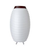 Lampe Enceinte Bluetooth sans fil Synergy 65  blanche - 41x41x71.5 cm
