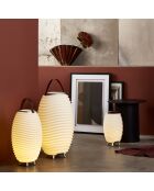 Lampe Enceinte Bluetooth sans fil Synergy 50  blanche - 31.7x31.7x56.3 cm