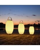 Lampe Enceinte Bluetooth sans fil Synergy 50  blanche - 31.7x31.7x56.3 cm
