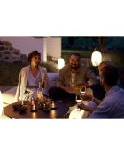 Lampe Enceinte Bluetooth sans fil Synergy 65  blanche - 41x41x71.5 cm