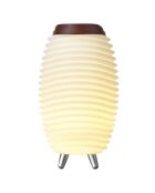 Lampe Enceinte Bluetooth sans fil Synergy 35  blanche - 24x24x41.2 cm