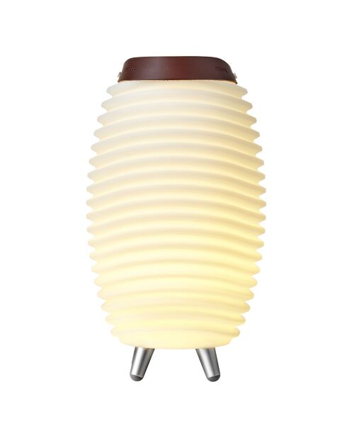Lampe Enceinte Bluetooth sans fil Synergy 35  blanche - 24x24x41.2 cm