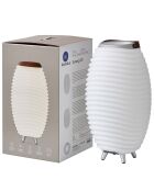 Lampe Enceinte Bluetooth sans fil Synergy 50  blanche - 31.7x31.7x56.3 cm