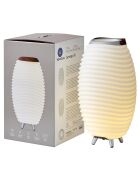 Lampe Enceinte Bluetooth sans fil Synergy 50  blanche - 31.7x31.7x56.3 cm