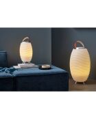 Lampe Enceinte Bluetooth sans fil Synergy 65  blanche - 41x41x71.5 cm