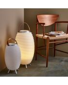 Lampe Enceinte Bluetooth sans fil Synergy 50  blanche - 31.7x31.7x56.3 cm