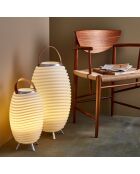 Lampe Enceinte Bluetooth sans fil Synergy 65  blanche - 41x41x71.5 cm