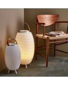 Lampe Enceinte Bluetooth sans fil Synergy 65  blanche - 41x41x71.5 cm