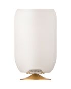 Lampe Enceinte Bluetooth sans fil Atmos par Jacob Jensen Design laiton - 21.5x21.5x35.3 cm