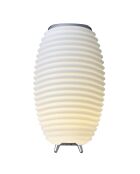 Lampe Enceinte Bluetooth sans fil Synergy 65  blanche - 41x41x71.5 cm
